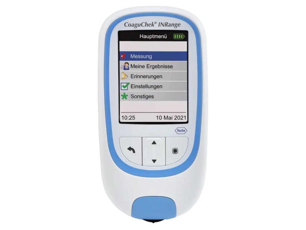 CoaguChek INRange Blutgerinnungsmessgerät