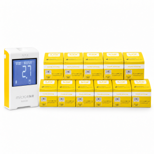 microINR Starterpaket 4 - Gerinnungsmonitor mit 11 x 25 Testchips